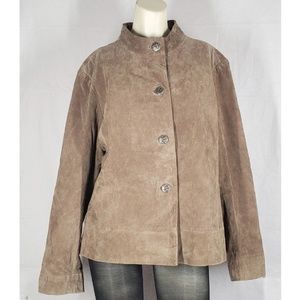 CHICO'S LEATHER JACKET